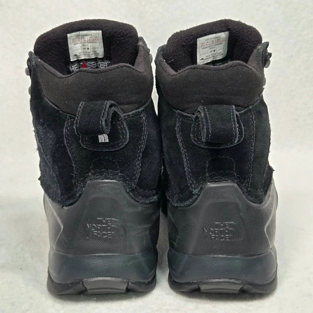 The North Face Chilkat II Boots Mens 10.5 Black Waterproof Insulated NF00A1KS